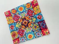 Image of New Multi Coloured 45x45 Cushion Cover.