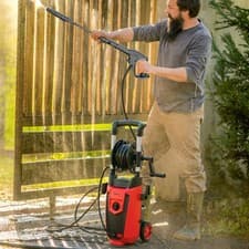 Image of 1800 W High Pressure Washer Power Washer 150 Bar Pressure Adjustable Nozzle, Red