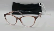 Image of Armani Exchange Eyeglasses Frames AX 3053 8257 53-16-140 Pink Crystal No Lenses