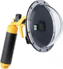 Image of 6” Waterproof Dome Port For Underwater Photography For GoPro HERO 8 Black