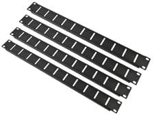 Image of Rack Panel with Vents & Strengthening Flange 19" 1U  - Pack of 4