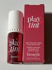 Image of benefit Playtint Pink Lemonade Tinted Lip & Cheek Stain New in Box