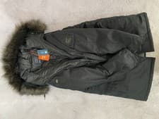Image of ⸻🧥 Superdry SDX Parka Jacket – Black – Size Small – Brand New with Tags
