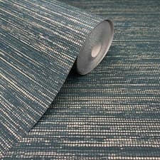 Image of EMERALD GREEN METALLIC SHINY GLITTER TREE GEOMETRIC TEXTURED WALLPAPER MODERN