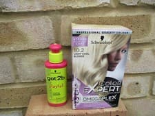 Image of Schwarzkopf Color Expert Dye 10.2 Light Cool Blonde + Schwarzkopf got2b primer