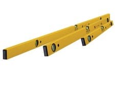 Image of Stabila Series 70-2 Double Plumb Spirit Level Pack Set 60cm, 120cm & 180cm