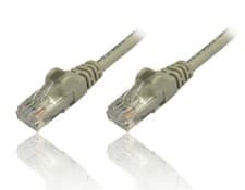 Image of Pk of 4 x ERT-603 3m GREY CAT6 Patch Cable UTP RJ45 Network Ethernet LAN Lead UK