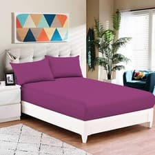 Image of Fitted Bed Sheet 11''/28cm Deep Egyptian Cotton Single 4FT Double King Super K
