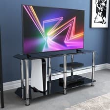 Image of AVF SDC Gaming TV Floor Stand - 1.14m Wide, Up to 55" Screens - PS5 Compatible