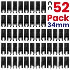 Image of 52Pcs Multi Tool Blade Set For Dewalt Bosch Makita Oscillating Saw Cutting Metal