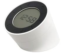 Image of Acctim Jowie Flip Digital Alarm Clock & Night Light | White | Dual Alarm | NEW