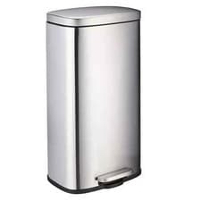 Image of Jolie Max Stainless Steel Pedal Bin Soft Close Waste Bin 5L 12L 30L 50L Kitchen