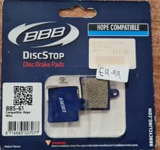 Image of BBB brake pads BBS-61 Disc Stop organic compatible hope mini