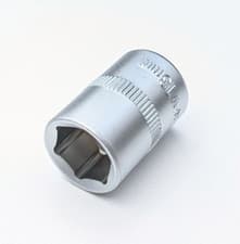 Image of Draper 14mm x 3/8" dr. drive 6 pt standard reach satin socket tool