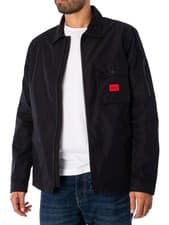 Image of HUGO Men's Emmond Overshirt, Black