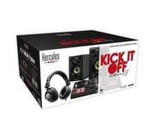 Image of Hercules DJ Learning Kit Bundle Inpulse 200 DJ Controller Headphones Speakers