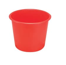 Image of Q-Connect Waste Office Plastic Bin 15 Litre Red + Free Next Day Delivery