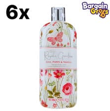Image of 6 x Baylis & Harding Royale Garden Body Wash 500ml – Various Fragrances