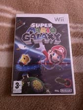 Image of Super Mario Galaxy Nintendo Wii, 2011  iN RARE FACTORY SEALED CONDITION PAL VGC