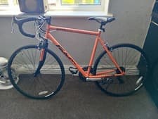 Image of Falcon Super Route Men's Unisex Race Bicycle - Orange (F7017223)