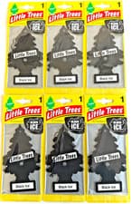 Image of 6x Magic Little Trees Air Freshener BLACK ICE