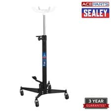 Image of Sealey Transmission Jack 1tonne Vertical Quick Lift Gearbox Lift Hoist Stand