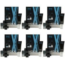 Image of Mexx Black For Him Gift Set 6 Sets = 6 x 30ml Edt Spray + 6 x 50ml Shower Gel