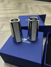 Image of Swarovski Candlestick Holders Brand New In Box