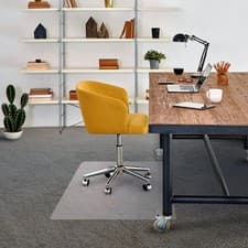 Image of Advantagemat Pvc Rectangular Office Chair Mat Floor Protector