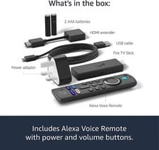 Image of Amazon Fire TV Stick Lite with Alexa Voice Remote - Black (S3L46N)