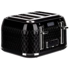 Image of Breville VTT786 Curve 4 Slice Toaster Black / Chrome