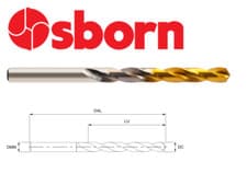 Image of 1.8mm JOBBER DRILL BIT TiN COATED HSS GOLDEX EUROPA TOOL OSBORN 8105040180 P336