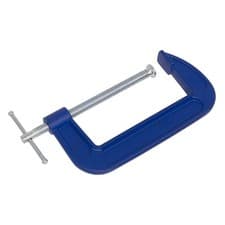 Image of Sealey G-Clamp 150mm Adjustable Swivel Top G Clamp Service Tool/Equipment AK6006