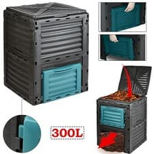 Image of 300L Composter Bin - Organic Eco Waste Compost Converter Garden Gardening