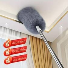 Image of Extendable Feather Duster Microfiber Duster with Long Telescopic Extension Pole