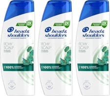 Image of 3 x Head & Shoulders ITCHY SCALP Anti Dandruff Shampoo Scalp Care 250ml