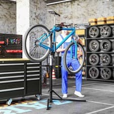 Image of Foldable Bike Bicycle Repair Stand Adjustable Workstand for MTB Road E-Bike