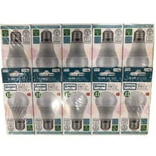 Image of 10 X CROMPTON 10.5W LED GLS Thermal Plastic 4000K ES E27 75W 1055LM LIGHT BULB