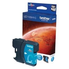Image of Brother LC1100HYC Inkjet Cartridge High Yield Cyan LC1100HYC Dated 08.2016