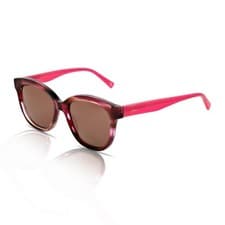 Image of Joules Sunglasses Women's Honeysuckle JS7081 217 Burgundy Pink Horn/Brown