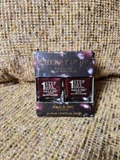 Image of Nails Inc London Cherry Noir Nail Polish Duo Set 1 step gel (2 x 14ml)