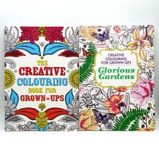 Image of Creative Colouring Book Bundle x 3 Gardens Botanical