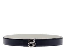 Image of Hugo Boss Womens Reversable Leather Belt Black 95-34 Fits 32” Brand New