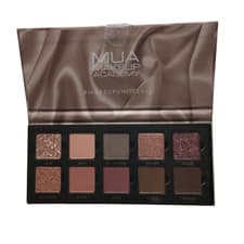 Image of MUA 10 Shade Silk nudes Matte & Foil Eyeshadow Collection