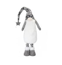 Image of Grey Standing Christmas Gonk 36Inch Tall Xmas Gnome Decorative Home Plush Figure