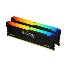 Image of Kingston Technology FURY Beast 16GB 3200MT/s DDR4 CL16 DIMM (Kit of 2) RGB