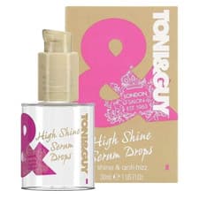 Image of Toni & Guy High Shine Serum Drops Shine & Anti Fizz 30ml