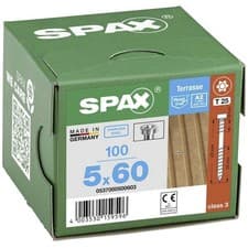 Image of SPAX 0537000500603 Wood screw 5 mm 60 mm T-Star Plus Stainless steel A2 100 pc