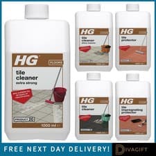 Image of HG TILE FLOOR CLEANER 1L EXTRA STRONG SHINE RESTORER IMPREGNATING PROTECTOR NEW
