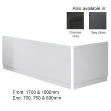 Image of Modern Bathroom MDF Wooden Bath Adjustable Front/End Panel & Plinth Many Sizes